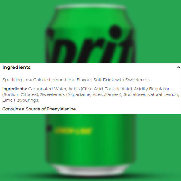 8 x Sprite Zero Sugar Lemon Lime 330ml Drink Cans