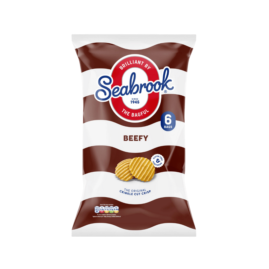 Seabrook Crinkle Cut Crisps Beefy