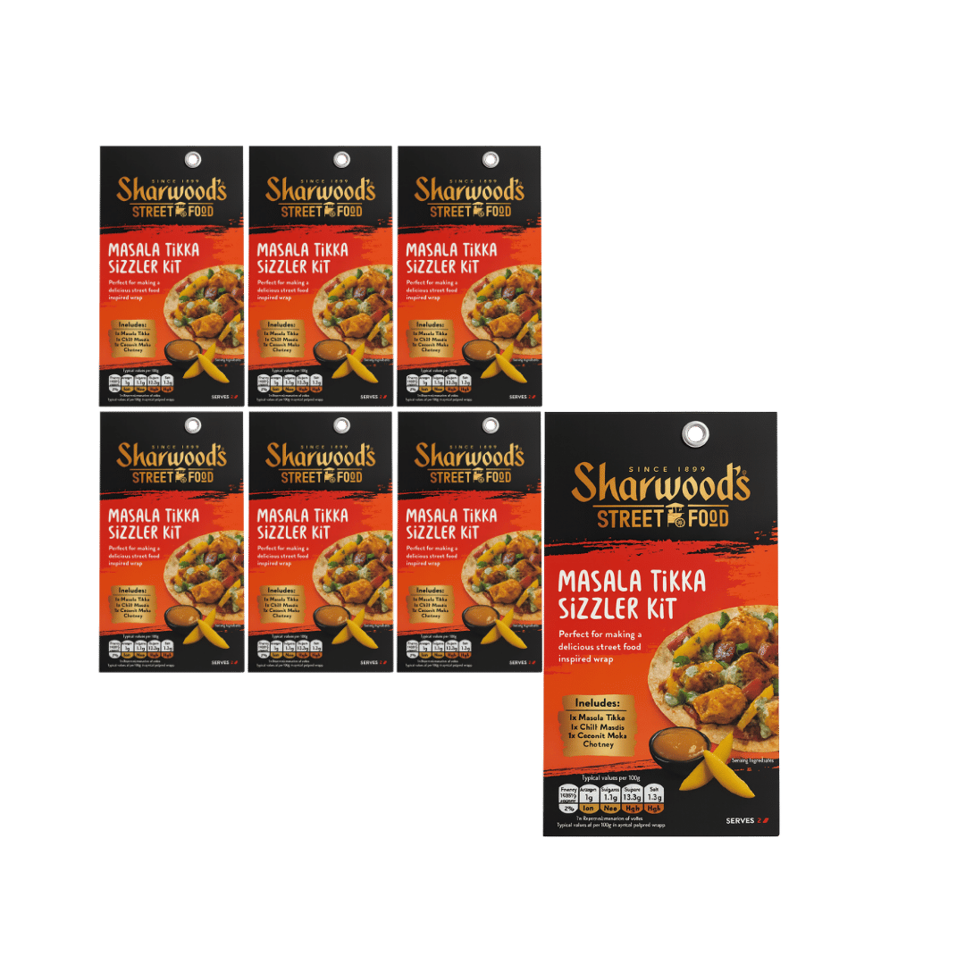 Sharwoods Street Food Sizzler Tikka Masala Kits