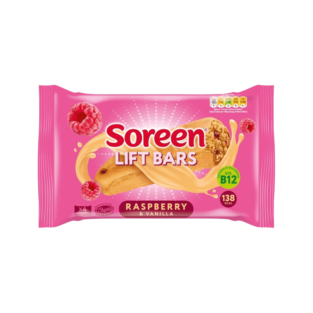 Soreen Lift Bars Raspberry and Vanilla