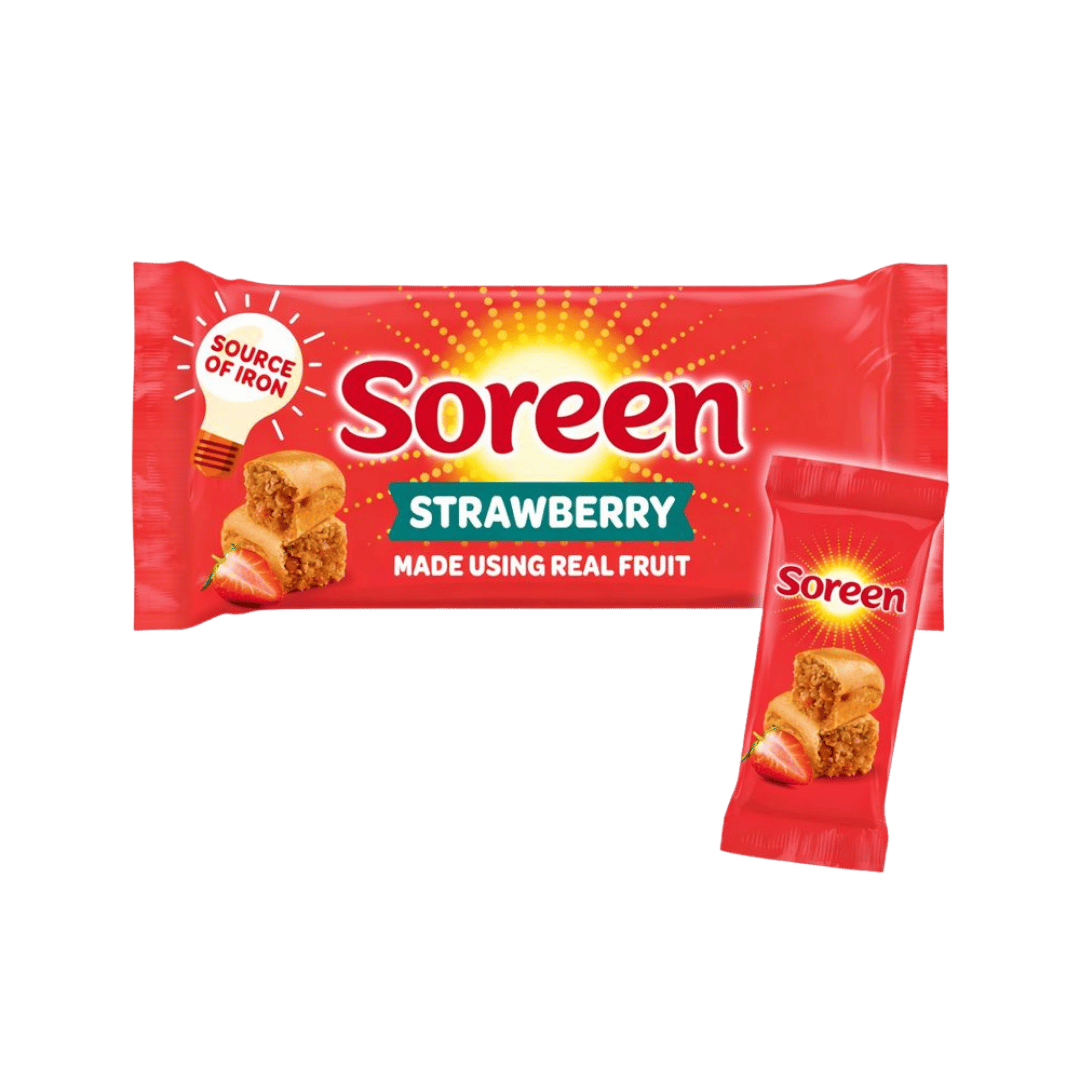 Case (40) Soreen Lunchbox Loaves Strawberry