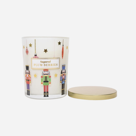 Sugared Plum Berries Christmas Candle Jar