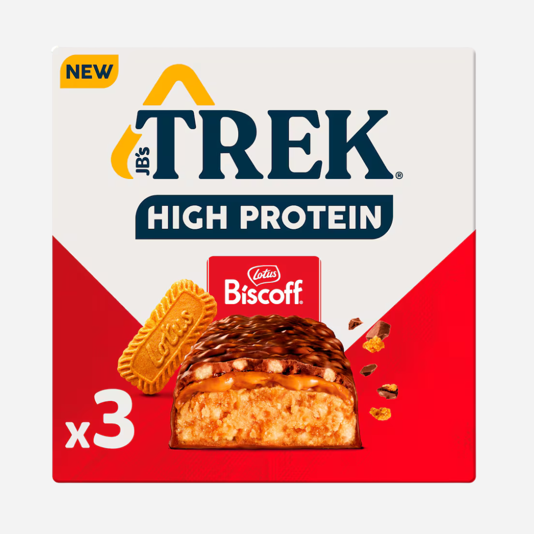Trek Power Lotus Biscoff High Protein Bars