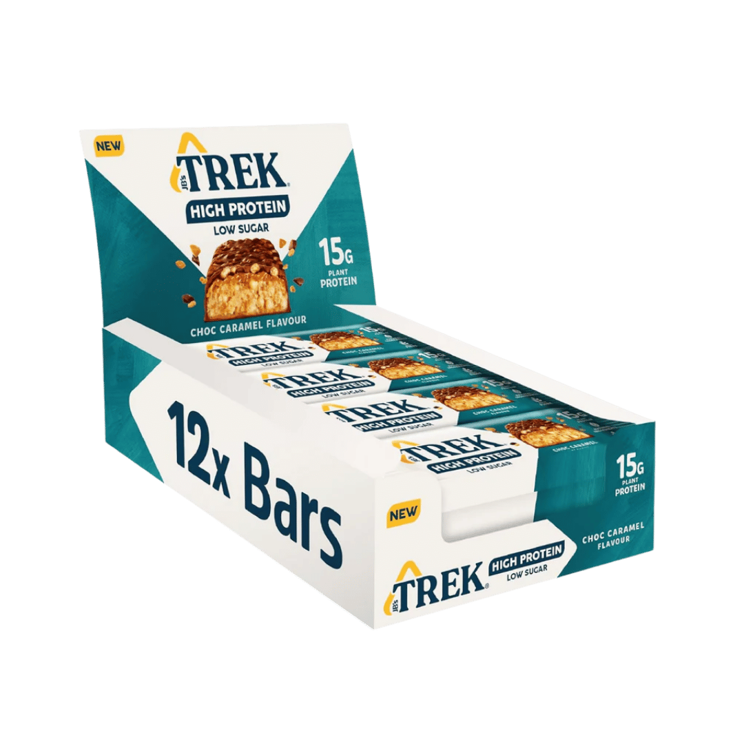 Trek High Protein Low Sugar Choc Caramel Bars