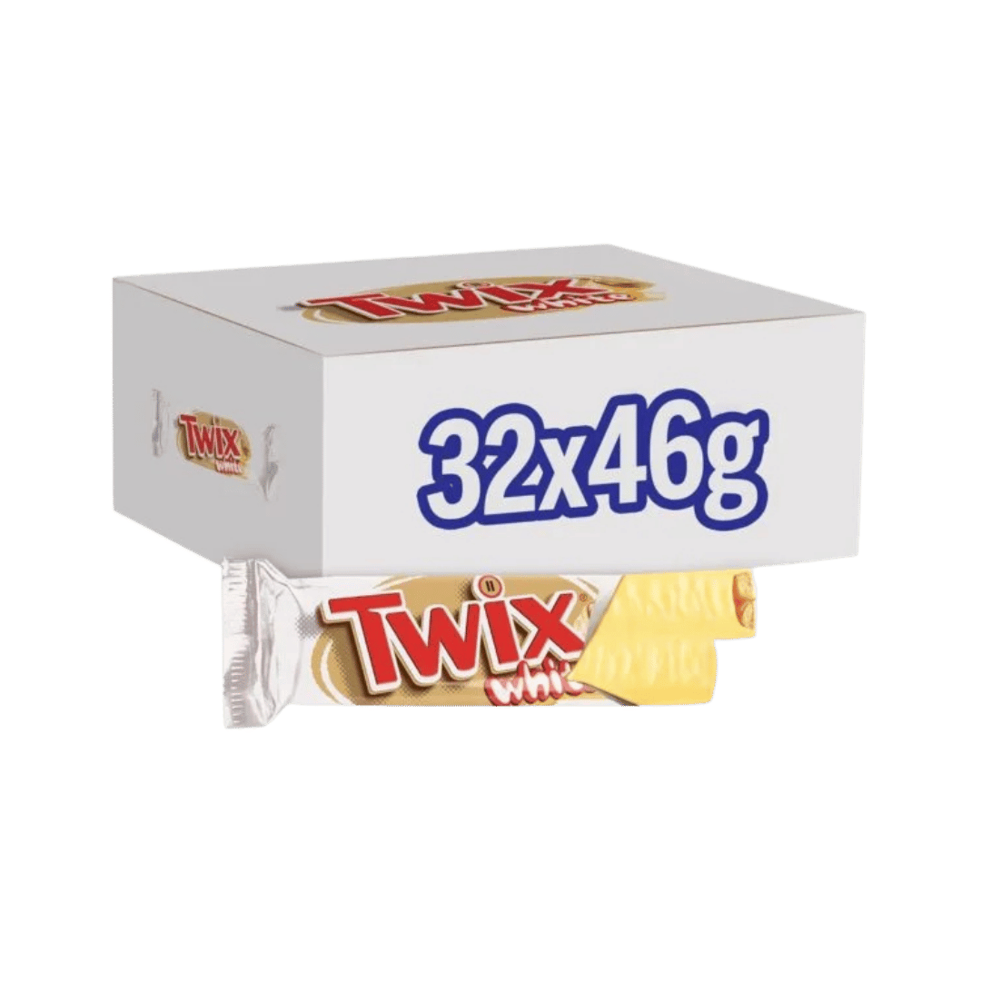 Twix White Chocolate Bars 32 x 46g