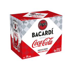 Bacardi & Coca Cola 6x250ml