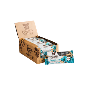 Squirrel Sisters - Peanut Caramel Natural Protein Bar 16 x 40g Bars