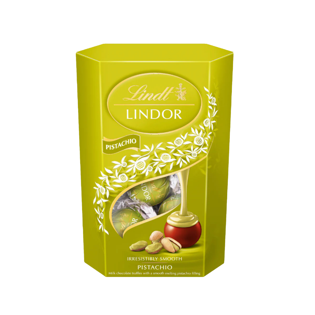 Lindt Lindor Pistachio Milk Chocolate Truffles Box