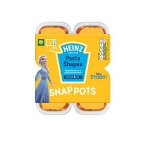 Heinz Frozen Pasta Shapes Snap Pot  4 x 190g