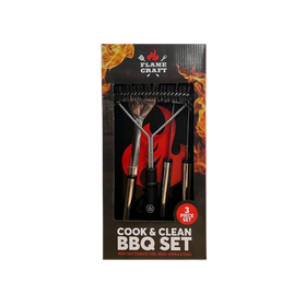 Flame Craft Cook & Clean BBQ Set