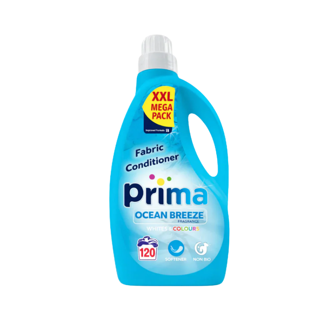 Prima Fabric Conditioner Ocean Breeze 120 Wash