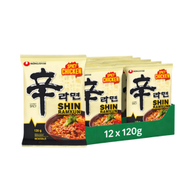 MULTIBUY Nongshim Shin Ramyun Spicy Chicken Flavour Noodles 12 PACKS £3.49