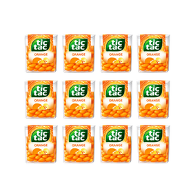 Case Tic Tac Orange  12 x 13g