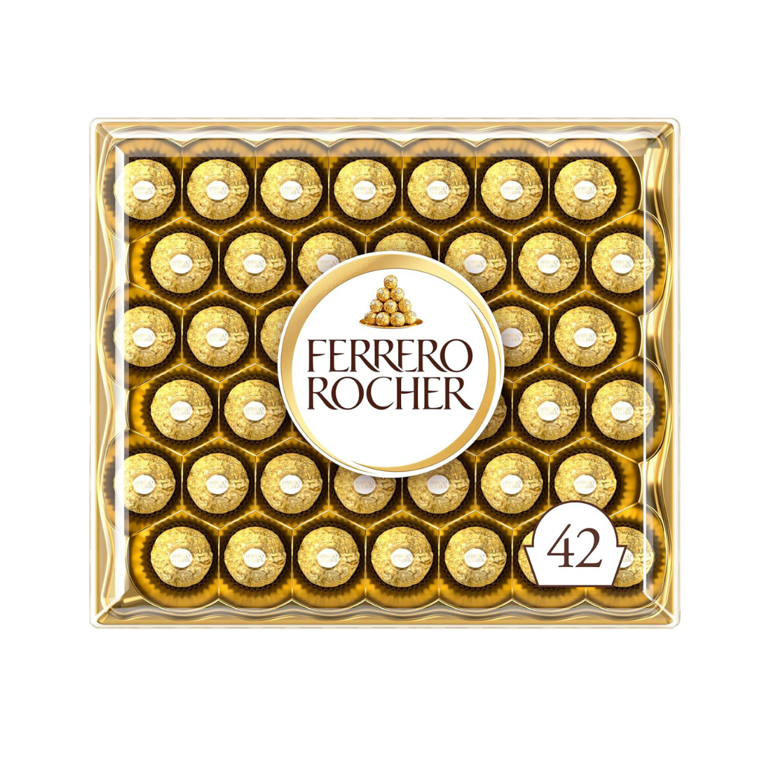 Ferrero Rocher Milk Chocolate Hazelnut Pralines 525g