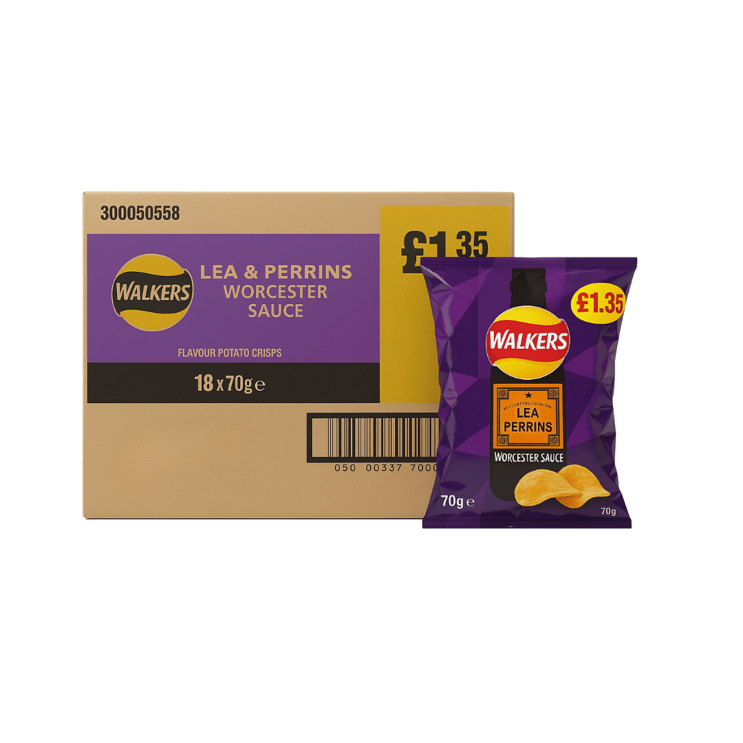 Walkers Lea & Perrins Worcester Sauce Crisps