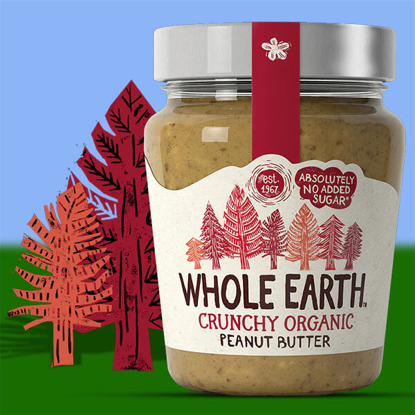 Whole Earth Crunchy Organic Peanut Butter - Main Image