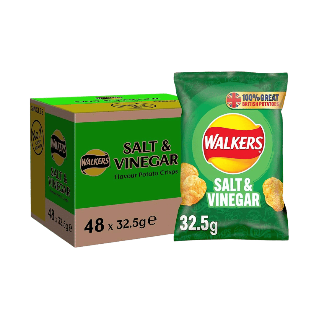 Walkers Salt and Vinegar Crisps | Discount Dragon
