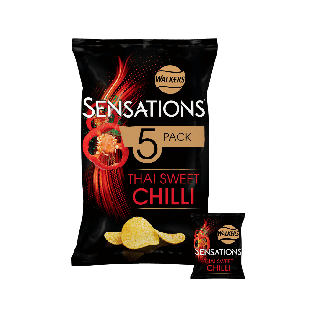 Walkers Sensations Thai Sweet Chilli Multipack Crisps