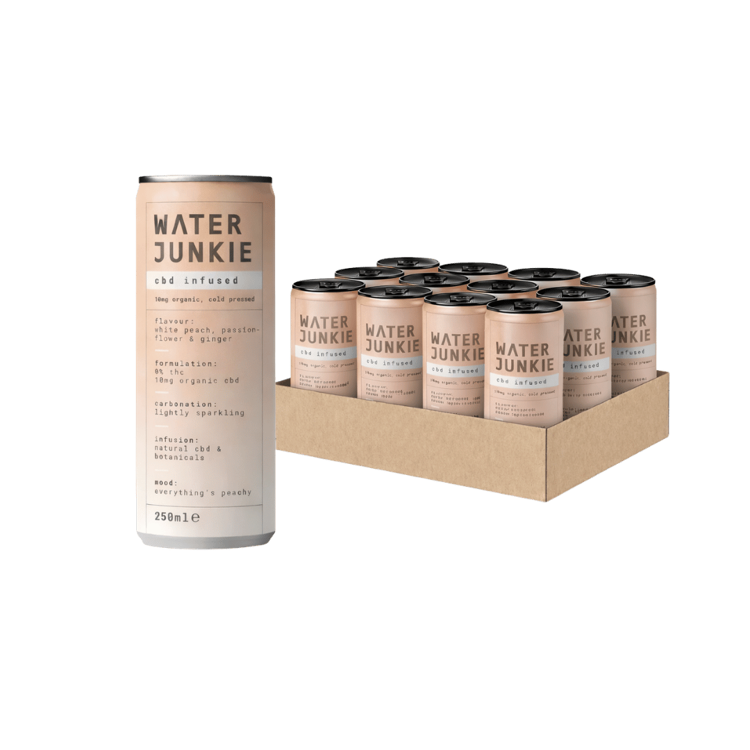Water Junkie CBD White Peach, Passionflower & Ginger