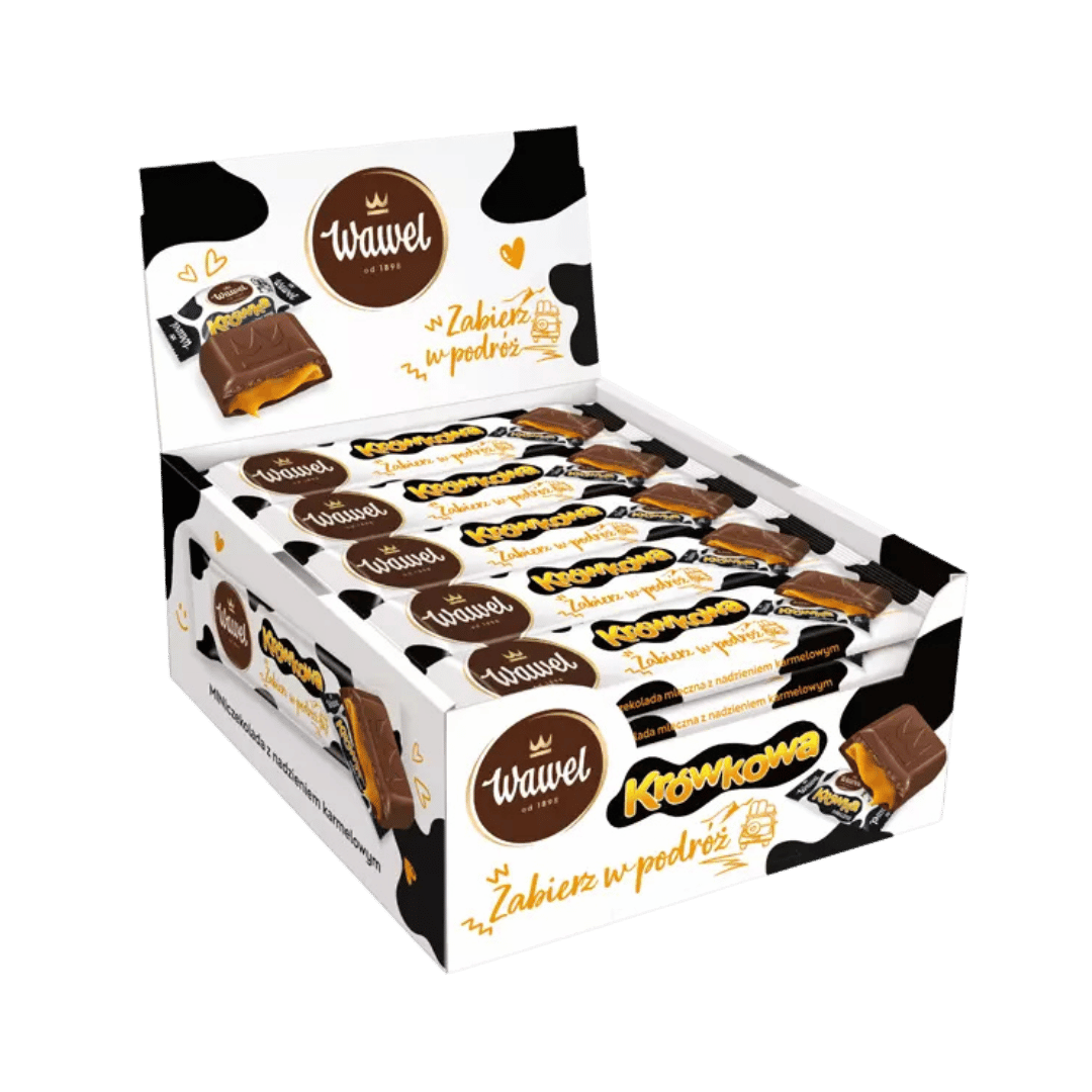 Wawel Krowkowa Polish Milk Chocolate with Caramel Filling