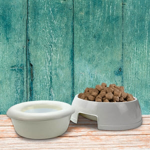 Set Of Two Pet Feeding Bowls