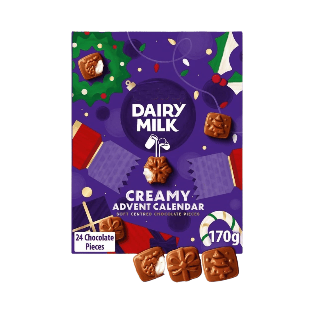 Cadbury Dairy Milk Chocolate Creamy Christmas Advent Calendar