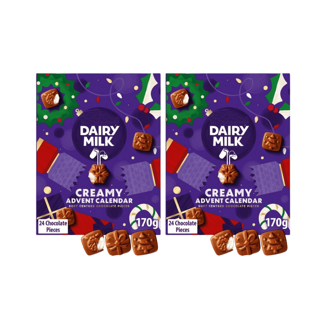 MULTIBUY Cadbury Dairy Milk Chocolate Creamy Advent Calendar 2 FOR £4.99!