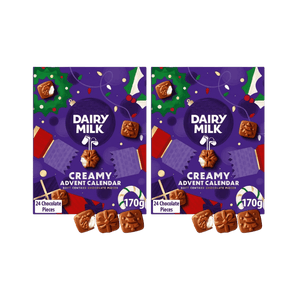 MULTIBUY Cadbury Dairy Milk Chocolate Creamy Advent Calendar 2 FOR £4.99!
