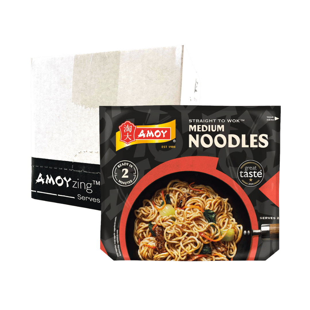 Amoy Straight To Wok Medium Noodles