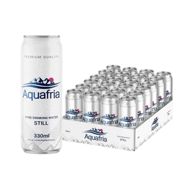 Aquafria Pure Still Water Cans 24 x 330ml