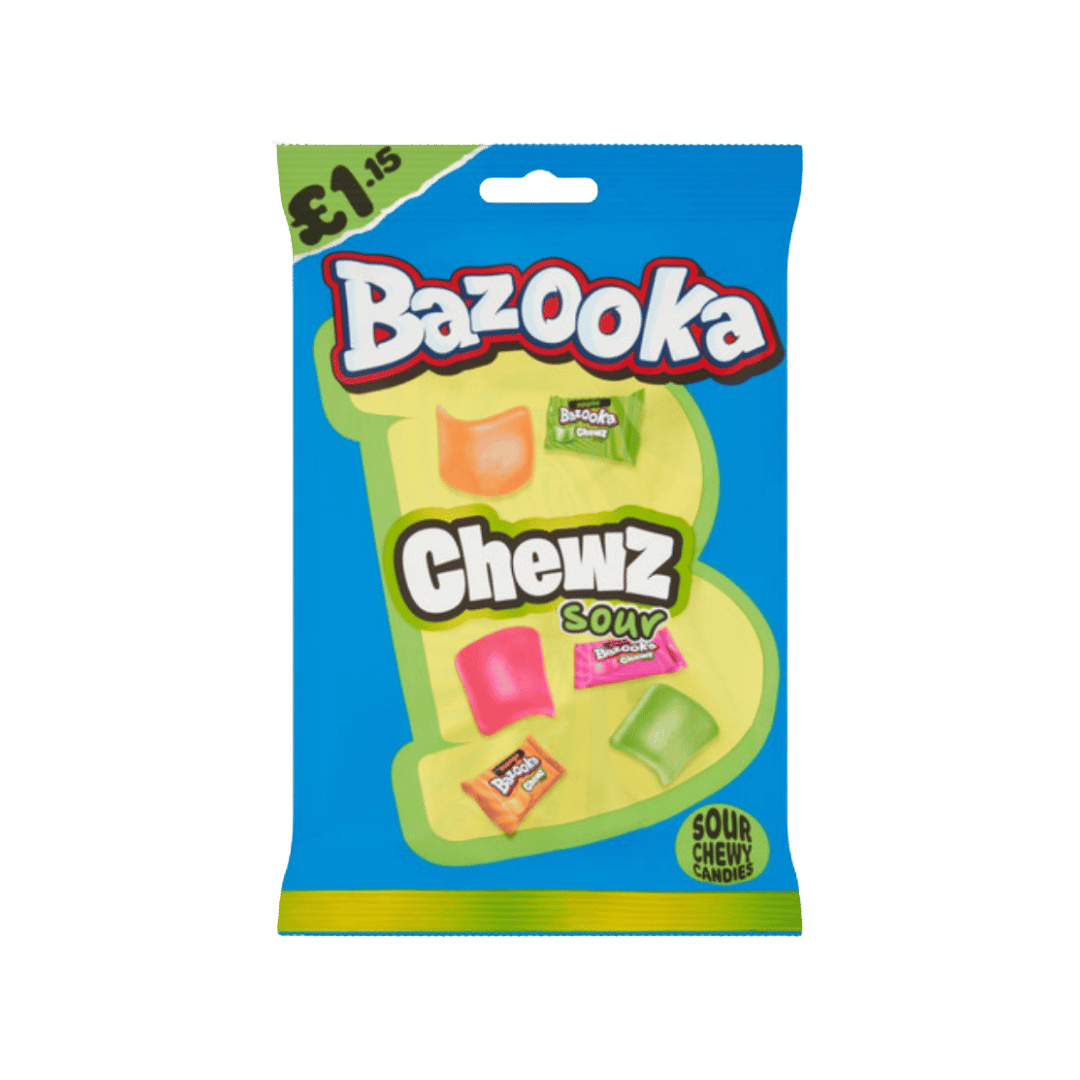 Bazooka Chewz Sour Chewy Candy
