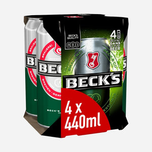 Beck's German Pilsner Quality Beer Cans