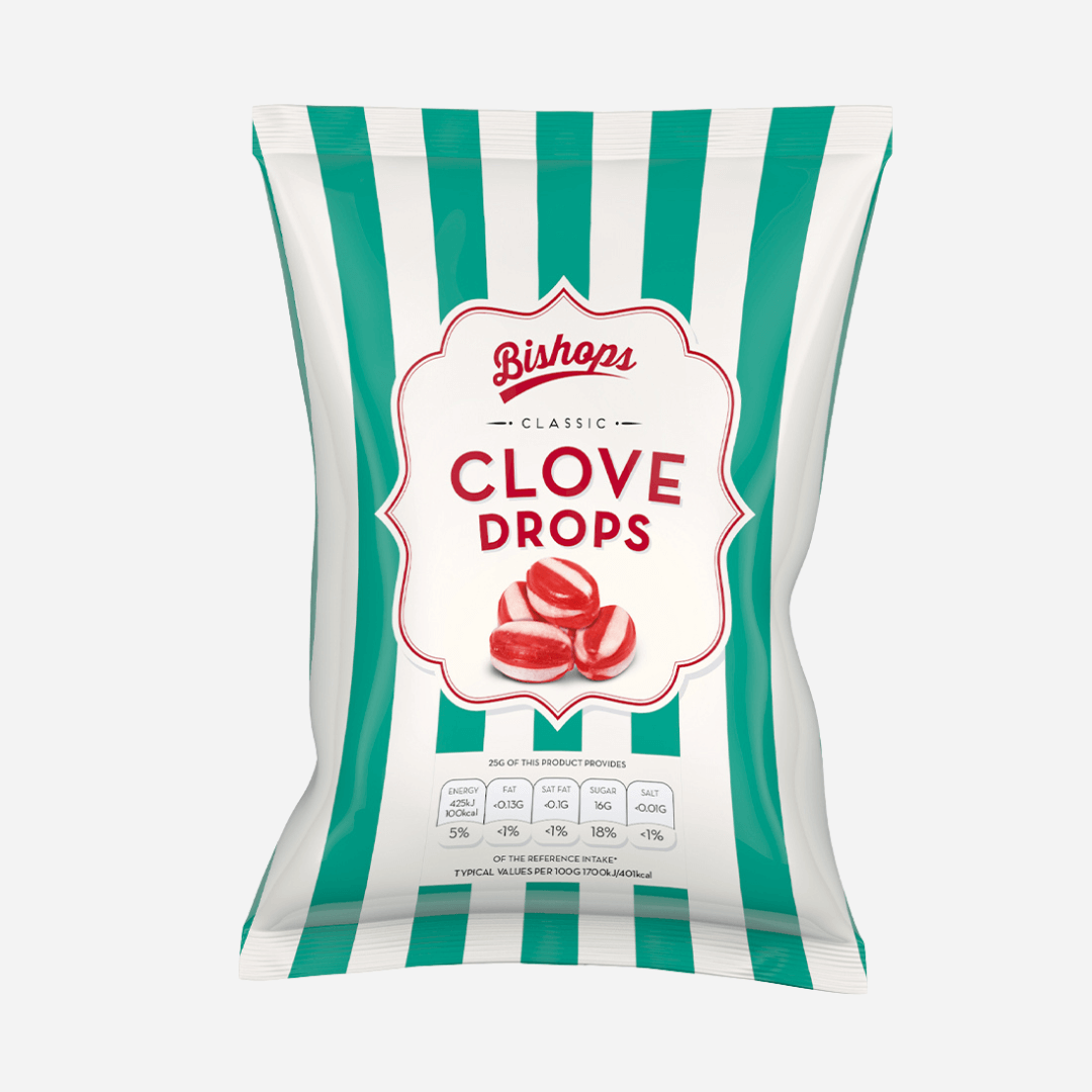 Bishops Clove Drops Classic Sweets