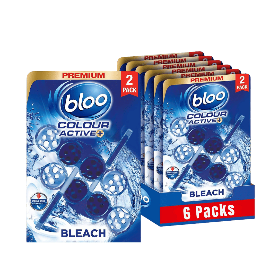 Bloo Colour Active+ Bleach Toilet Rim Blocks