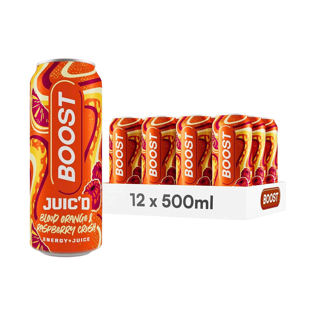 Boost Juic'd Blood Orange & Raspberry Crush Energy – Discount Dragon