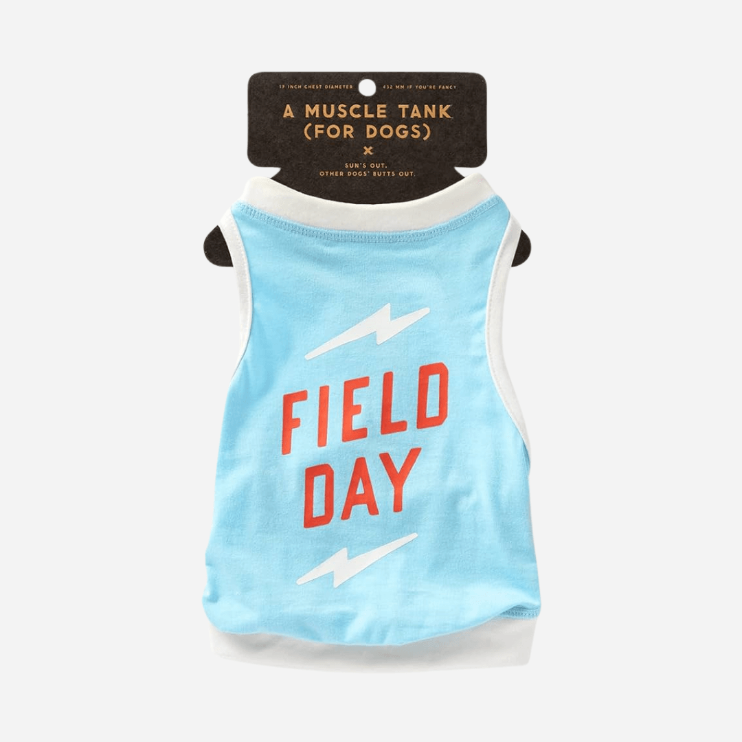 Brass Monkey Field Day A Muscle Tank Top For Dogs