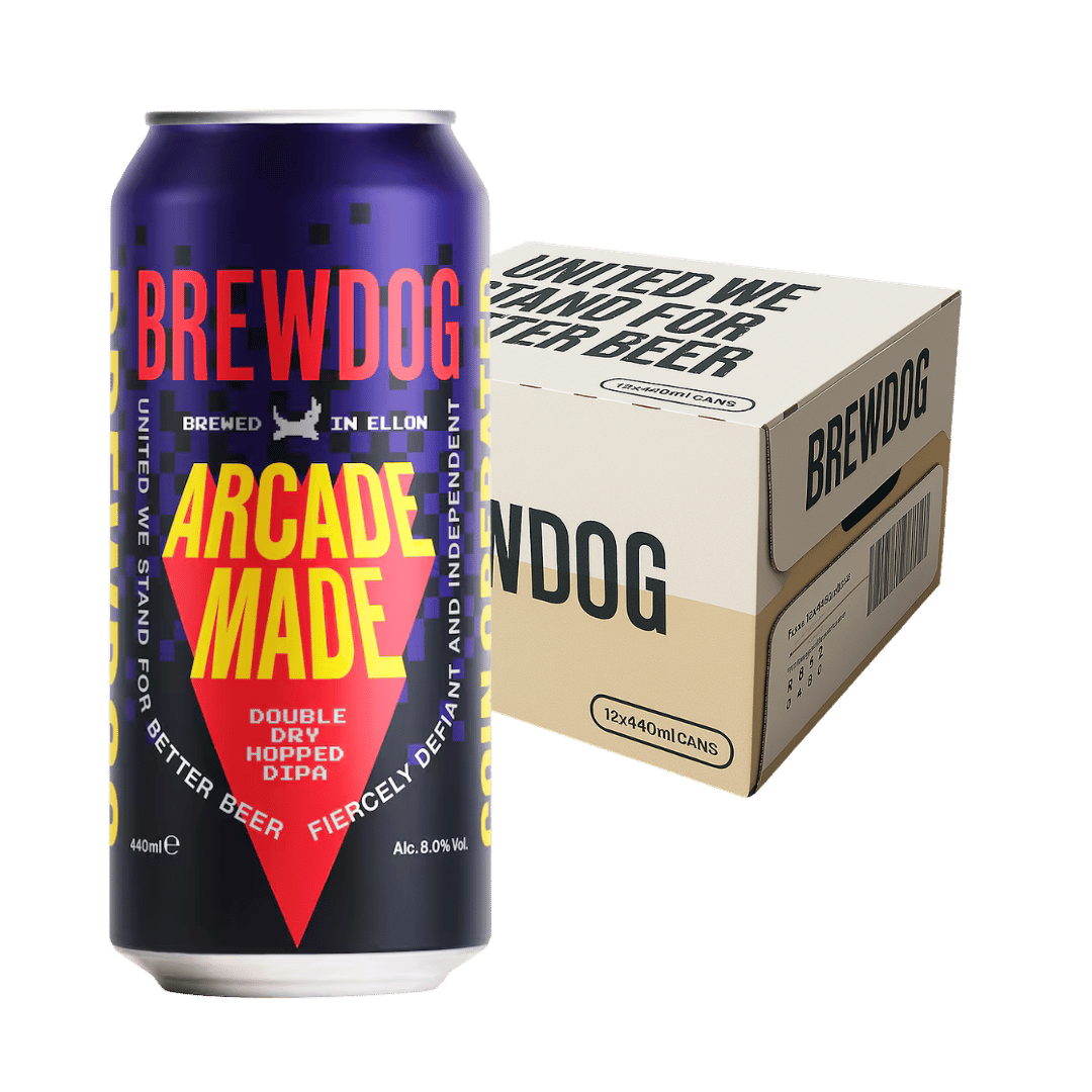 Brewdog Arcade Made Ddh IPA Beer ABV 8%