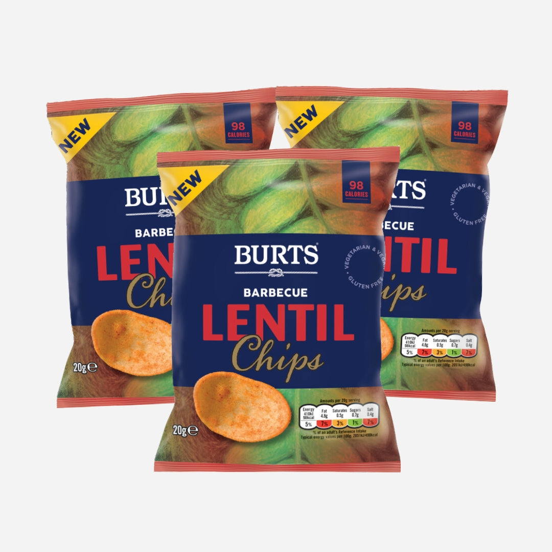 Burts Barbecue Lentil Chips