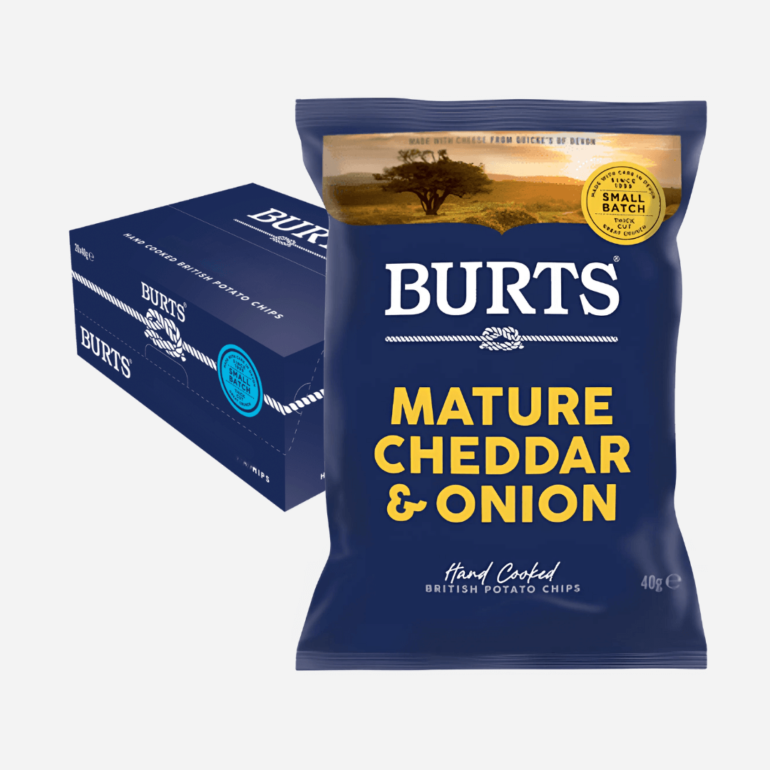 Burts Mature Cheddar & Onion Crisps