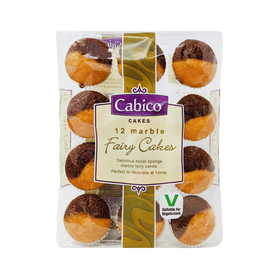 Cabico 12 Marble Fairy Cakes