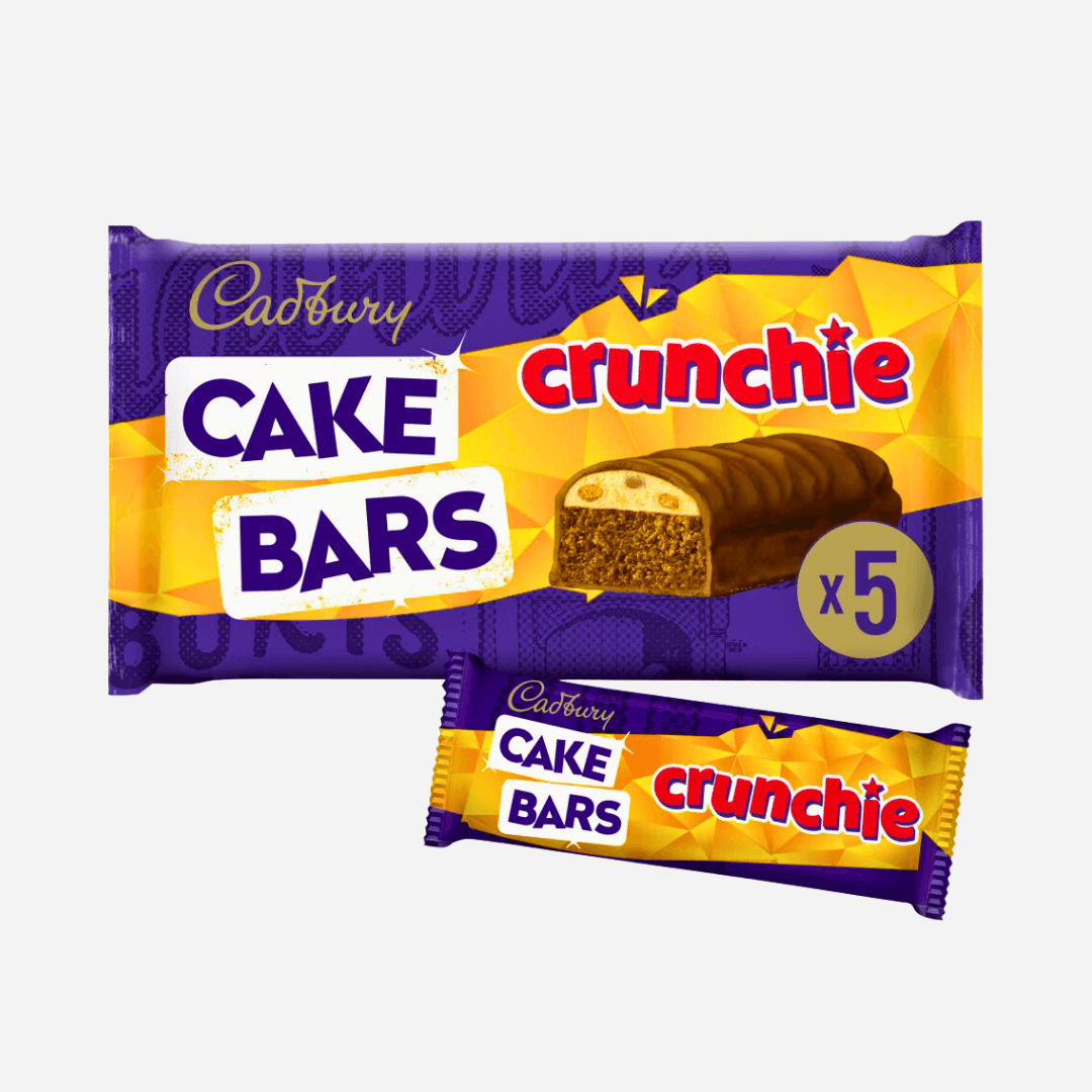 Cadbury Crunchie Cake Bars