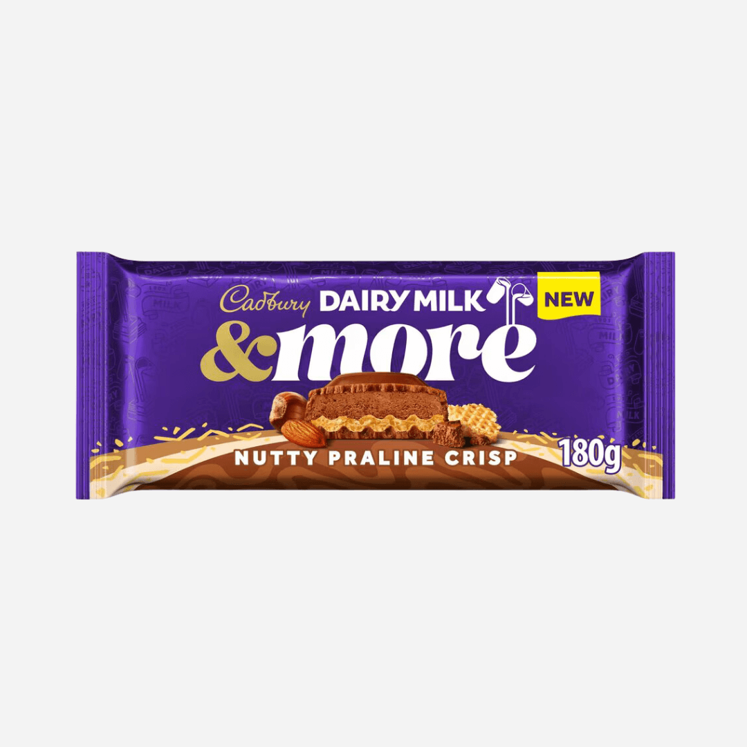 Cadbury Dairy Milk & More Nutty Praline Crisp