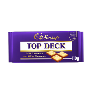 Cadburys Top Deck Milk Chocolate and White Chocolate