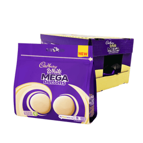 Cadbury White Dairy Milk Chocolate Mega Buttons