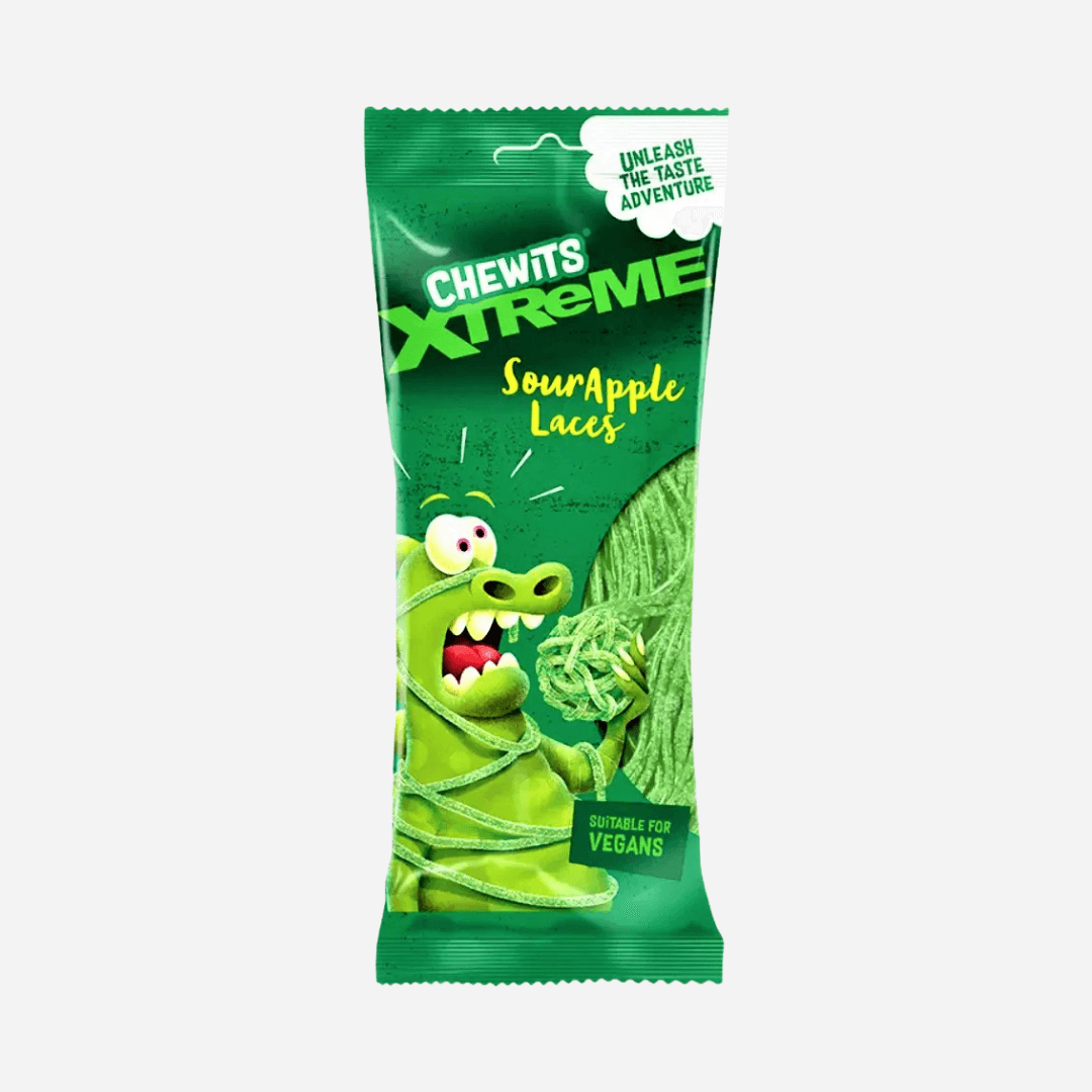 Chewits Xtreme Sour Apple Laces