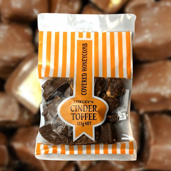Loxley's Cinder Toffee Chocolate Covered Honeycomb Pieces