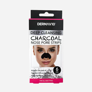 Derma V10 Deep Cleansing Charcoal Nose Pore Strips