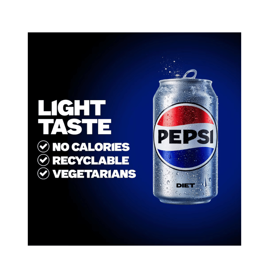 Diet Pepsi Cola Cans