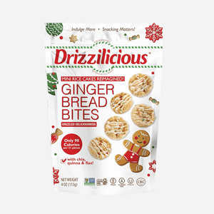 Drizzilicious Ginger Bread Mini Rice Cake Bites