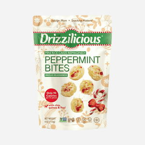 Drizzilicious Peppermint Mini Rice Cake Bites